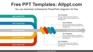 Bar Arrow Flow PowerPoint Diagram