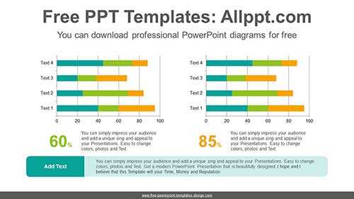 Bar Chart Compare PPT Diagram