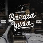 Baratayuda Authentic Handwriting Font