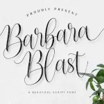 Barbara Blast Font