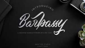 Barbassy Script Font › Fontesk