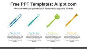 Barbecue Tool PowerPoint Diagram