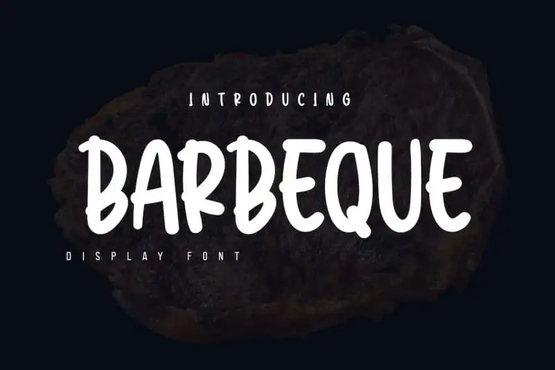 Barbeque Display Font