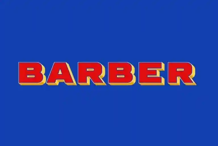 Barber Display Font