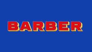 Barber Typeface › Fontesk