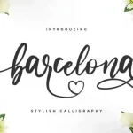 Barcelona Calligraphy Font