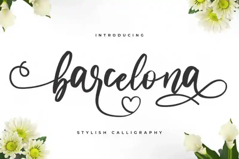 Barcelona Calligraphy Font