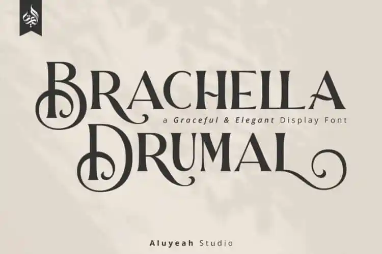 Barchella Drumal Display Font