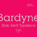 Bardyne Slab Serif Font