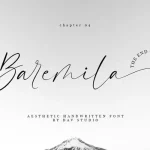 Baremila Script Font