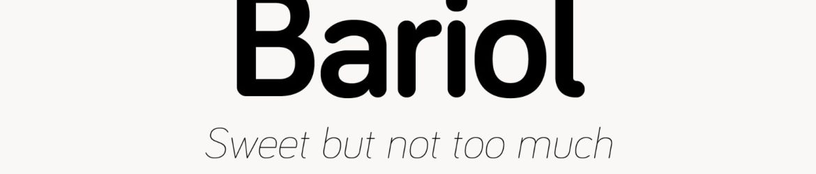 Bariol Condensed Rounded Font