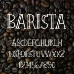 Barista Urban Coffee Display Font - Fonte Grátis Barista Urban Coffee Display Font