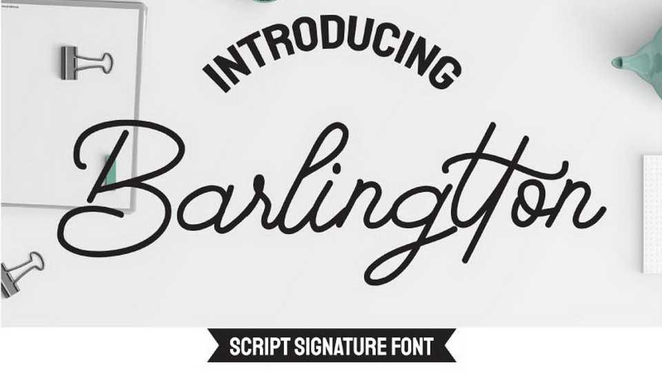 Barlingtton Script › Fontesk