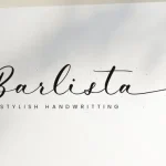 Barlista Calligraphy Font