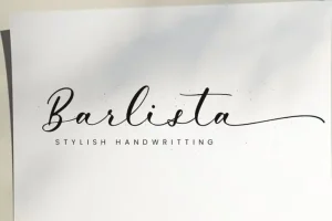 Barlista Calligraphy Font