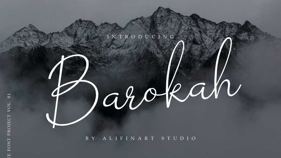 Barokah Signature Font › Fontesk