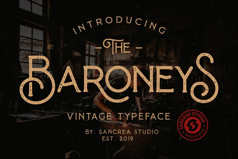Baroneys Vintage Font