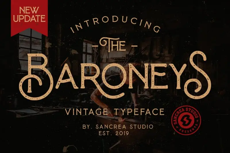 Baroneys - Vintage Typeface