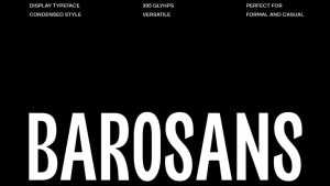Barosans Display Font › Fontesk