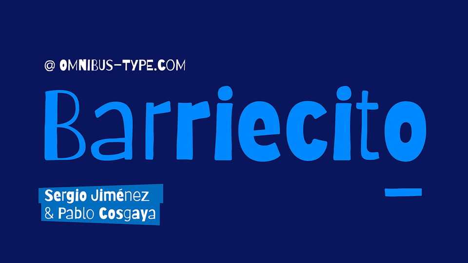 Barriecito Font › Fontesk