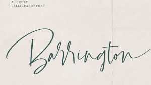 Barrington Font › Fontesk