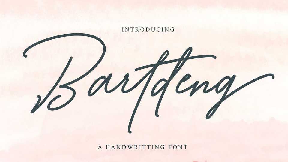 Bartdeng Script Font › Fontesk