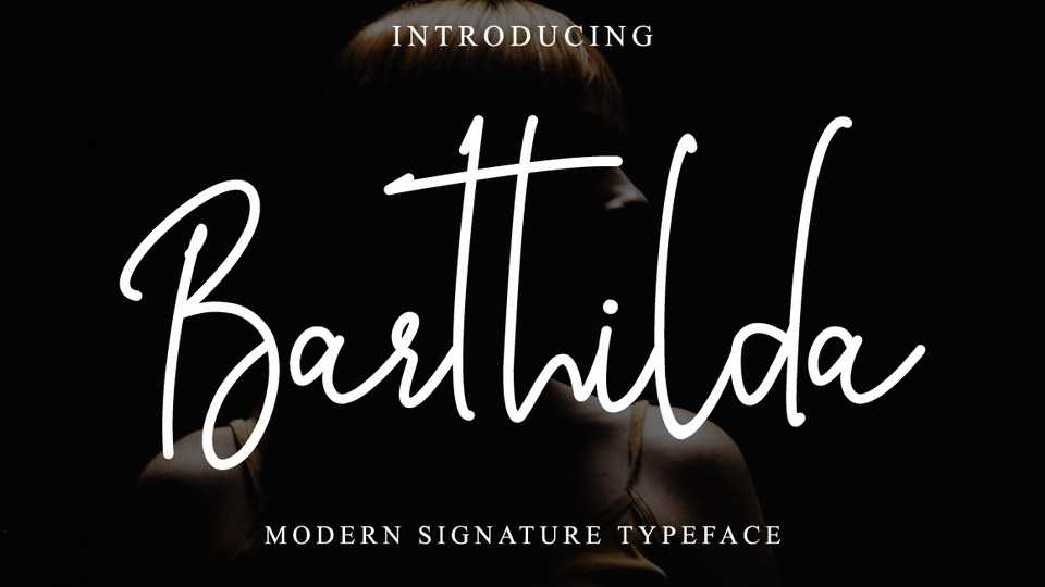 Barthilda Script Font › Fontesk