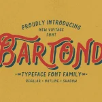 Bartond Typeface