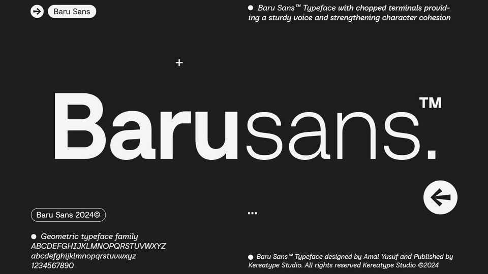 Baru Sans Font Family › Fontesk