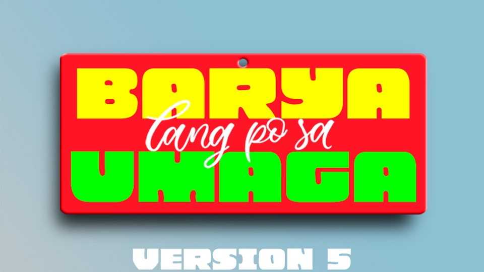 Barya Lang Po Sa Umaga V5 Font › Fontesk