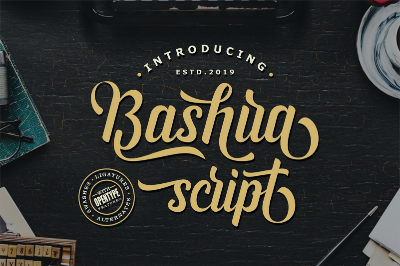 Bashira Script Font