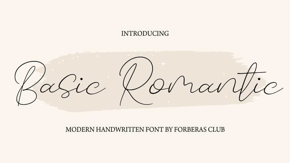 Basic Romantic Font › Fontesk