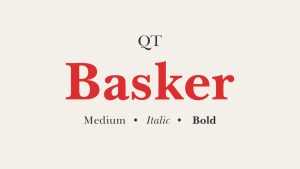 Basker Font Family › Fontesk