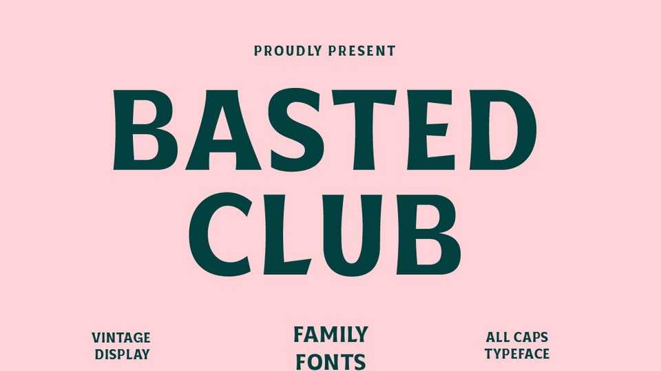 Basted Club Font Family › Fontesk