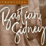 Bastian Sidney Font - Fonte Grátis Bastian Sidney Font