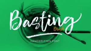 Basting Brush Font › Fontesk