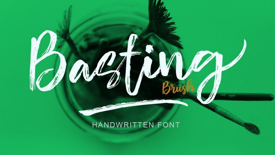 Basting Brush Font › Fontesk