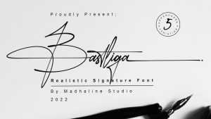 Bastliga Signature Font › Fontesk