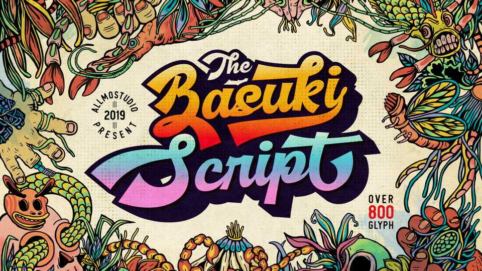 Basuki Script Font › Fontesk