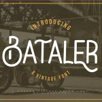 Bataler Typeface