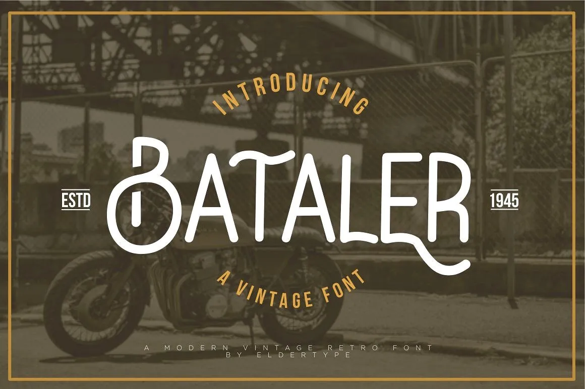 Bataler Typeface