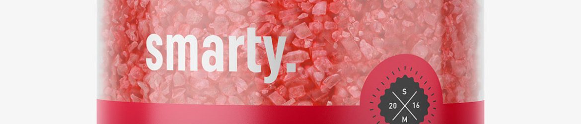 Bath salt mockup / red