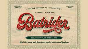 Batrider Font › Fontesk