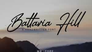 Battavia Hill Font › Fontesk