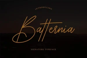 Batternia Font