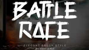 Battle Race Font › Fontesk