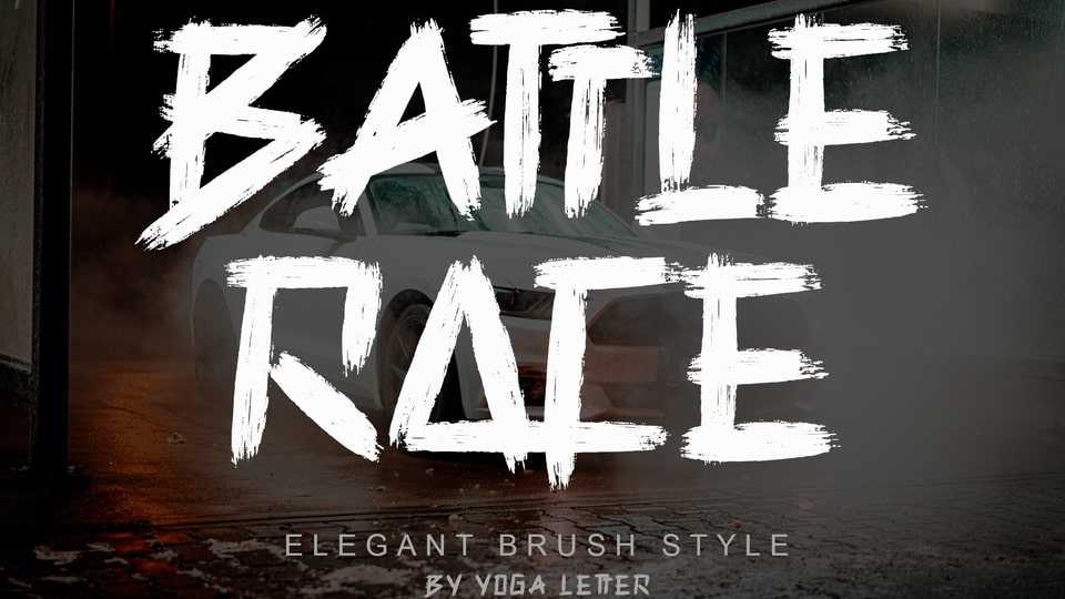 Battle Race Font › Fontesk