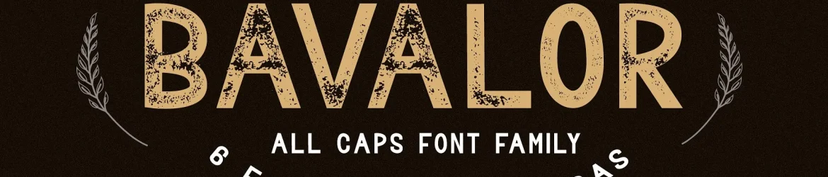 Bavalor Typeface