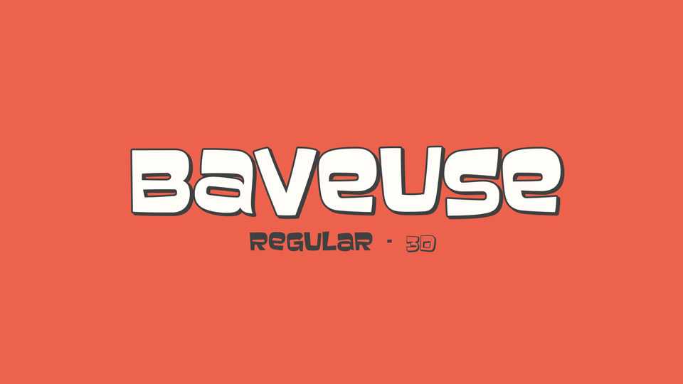 Baveuse Font › Fontesk