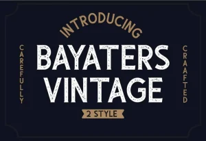 Bayaters Font
